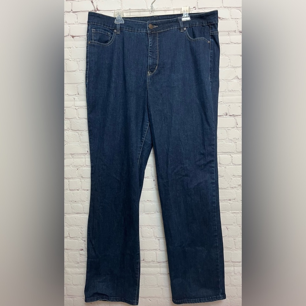 Avenue High Rise Dark Wash Jeans in Tall